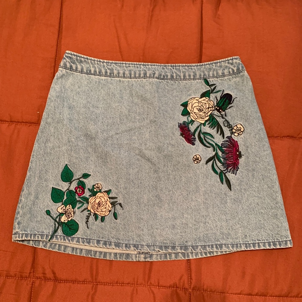 H&M Coachella denim skirt